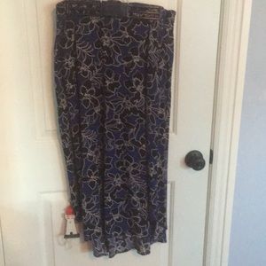 floral asymmetrical midi skirt